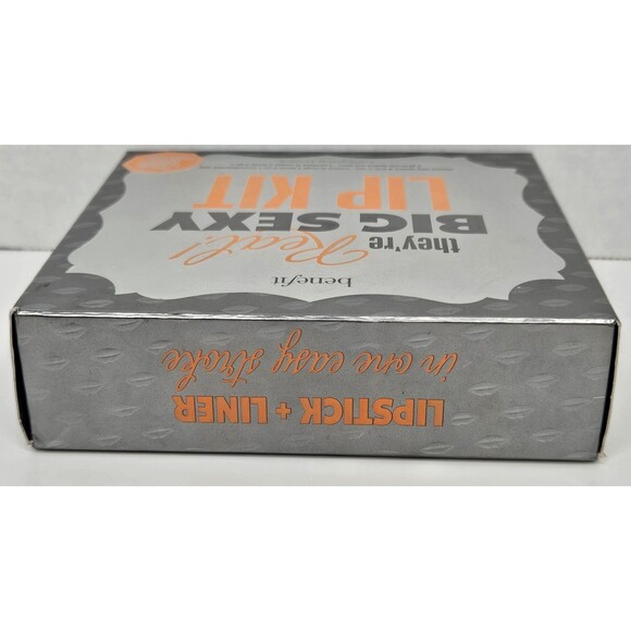 Benefit They're Real Big Sexy Lip Kit Four Shades of Lipstick Liner X4 New NIB - Picture 3 of 9